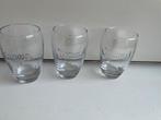 3 Chocomelk glazen, Glas of Glazen, Ophalen of Verzenden, Overige stijlen, Glas