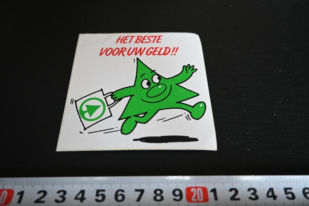 sticker Supermarkt SPAR Het beste voor uw geld !!  PMB2127, Verzamelen, Ophalen, Zo goed als nieuw