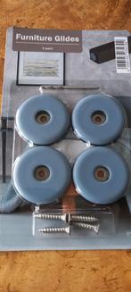 Meubel glijders 8x van 3.2 cm stoelpoot beschermers, Ophalen of Verzenden, Zo goed als nieuw
