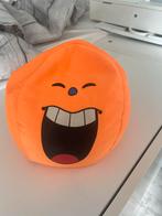 Oranje knuffel met lachend gezicht, Ophalen of Verzenden, Zo goed als nieuw, Overige typen