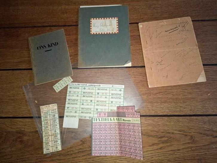 Oude documenten Winterswijk Achterhoek wederopbouw, Antiek en Kunst, Antiek | Boeken en Bijbels, Ophalen of Verzenden