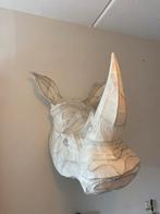 Kunst neushoorn voor aan de wand, Antiek en Kunst, Kunst | Designobjecten, Ophalen