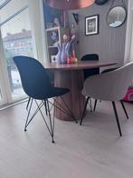 6 eetkamerstoelen, Huis en Inrichting, Ophalen, Zo goed als nieuw, Grijs, Vijf, Zes of meer stoelen