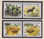 WWF set postzegels van de Afrikaanse wilde hond, Ophalen of Verzenden, Postfris, Dier of Natuur