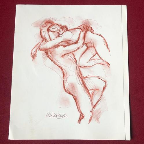 Nieuwjaarskaart Avro 1992 Kunstdruk litho Kees Verkade, Verzamelen, Ansichtkaarten | Themakaarten, 1980 tot heden, Cultuur en Media