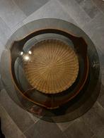 Retro salontafel, Huis en Inrichting, Tafels | Salontafels, Ophalen, 100 tot 150 cm, 50 tot 100 cm, Glas