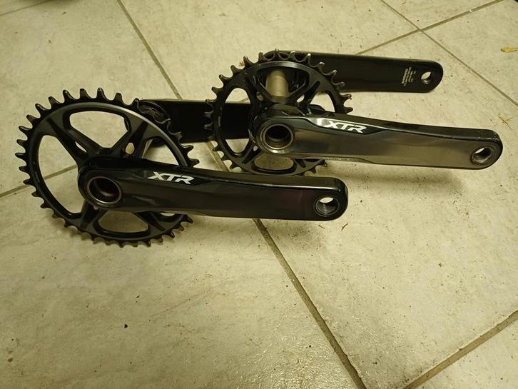 2x Shimano XTR 9100 Crankstel - ZGAN, Fietsen en Brommers, Fietsonderdelen, Zo goed als nieuw, Mountainbike, Crankstel of Pedalen