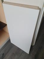 Vier witte planken voor ikea kast  50 x 87, Huis en Inrichting, 50 tot 100 cm, 25 tot 50 cm, Zo goed als nieuw, Overige houtsoorten