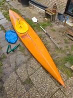 Stip yaks super ardeche 450 Kayak met peddel en dakdragers, Gebruikt, Ophalen of Verzenden, 1-persoons