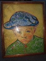 Van Gogh Jongen met pet ingelijst, Ophalen of Verzenden