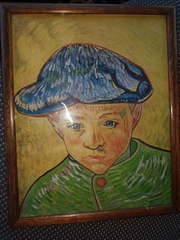 Van Gogh Jongen met pet ingelijst beschikbaar voor biedingen