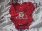 Nieuw rood/roze/zwart Kerst rompertje My 1st Christmas 56/62, Kinderen en Baby's, Babykleding | Maat 56, Ophalen of Verzenden