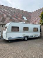 Vakantieklare Dethleffs 510 Airco, mover, tent, Caravans en Kamperen, Caravans, Omvormbare zithoek, Rondzit, Particulier, Dethleffs