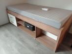 Bed Yannick Leen Bakker, Ophalen, Gebruikt, 90 cm, Eenpersoons