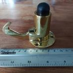 Boot Deurvastzetter - Messing, Ophalen of Verzenden, Gebruikt, Koper of Messing, Schuif of Grendel