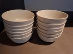 Set van 12 beige kommen (Ikea), Ophalen, Gebruikt, Keramiek, Kom(men)