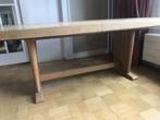Pander en Zonen uitschuifbare eet/vergadertafel, Huis en Inrichting, Tafels | Eettafels, Ophalen, Gebruikt, Art deco, Eikenhout