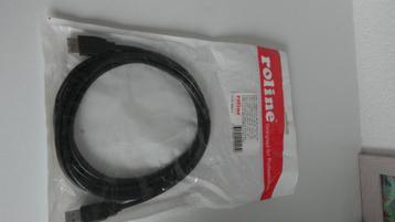 Nieuwe Roline USB 2.0 kabel type AM-AF 3m  beschikbaar voor biedingen