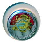 Monaco 2 Euro 2012 bewerkt – 10 jaar Euro, Postzegels en Munten, Munten | Europa | Euromunten, Ophalen of Verzenden, Monaco, 2 euro