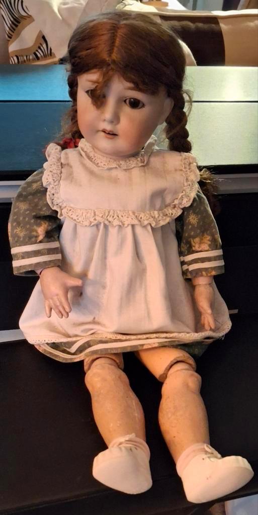 Antieke C.M. Bergmann Pop, Antiek en Kunst, Antiek | Speelgoed, Ophalen of Verzenden