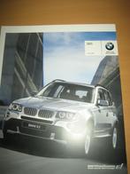 BMW X3 2009 folder prijslijst brochure, Ophalen, Zo goed als nieuw, Overige merken