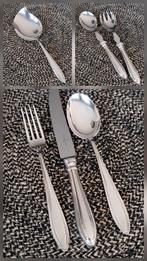 Verzilverde Dubbel puntfilet., Antiek en Kunst, Antiek | Bestek, Ophalen of Verzenden