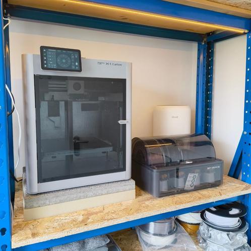 Bambulab X1C + AMS + kamerverwarming, Computers en Software, 3D Printers, Zo goed als nieuw, Ingebouwde Wi-Fi, Ophalen
