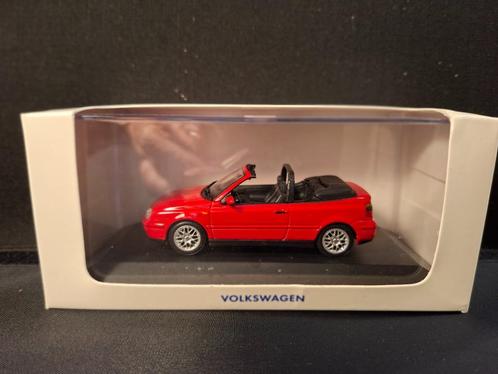 Volkswagen Golf Cabrio 1:43 - 1997 - Red, Hobby en Vrije tijd, Modelauto's | 1:43, Nieuw, Auto, MiniChamps, Ophalen