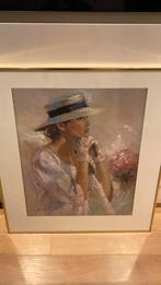 Poster in lijst 69 bij 76 cm, Antiek en Kunst, Kunst | Tekeningen en Foto's, Ophalen