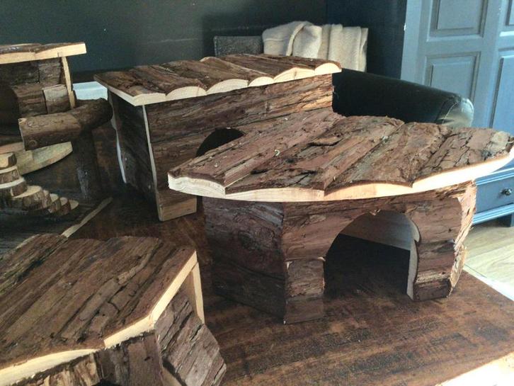 Mooie knaagdier huisjes, Dieren en Toebehoren, Knaagdieren en Konijnen | Toebehoren, Zo goed als nieuw, Ophalen of Verzenden