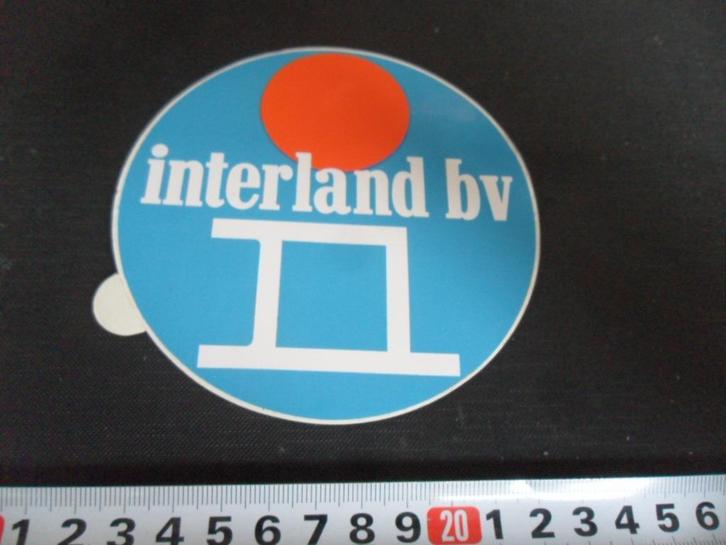 sticker Interland BV  logo, Verzamelen, Stickers, Zo goed als nieuw, Ophalen