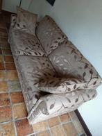 Comfortabele bankstel met bloemmotief, Ophalen, Gebruikt, Klassiek, 75 tot 100 cm