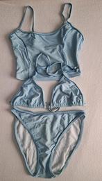 Lichtblauwe bikini van Beach Wave, mt. 42, Blauw, Ophalen of Verzenden, Bikini, Gedragen