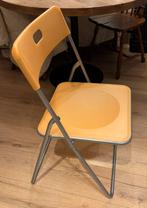 Oranje klapstoelen | 4 stuks, Huis en Inrichting, Stoelen, Ophalen, Gebruikt, Overige kleuren, Vier