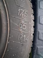 Winterbanden met stalen velgen Toyota Aygo, Auto-onderdelen, Ophalen, 14 inch, Gebruikt, 155 mm