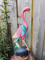 Balinees houtsnijwerk kraanvogel, Antiek en Kunst, Ophalen