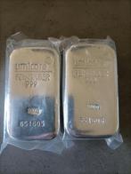 2 prachtige kilo baren oplopende nummers, Ophalen of Verzenden, Zilver