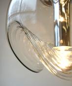 Vintage Peill & Putzler Wave hanglamp Futura Space Age XXL, Gebruikt, Vintage design hanglamp 70's Space Age bubble, Ophalen of Verzenden