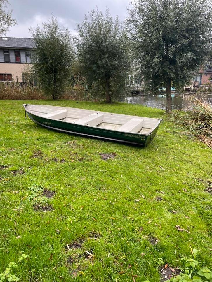 Boot Quicksilver 410 SL – 4.10m – geschikt voor 4 personen, Watersport en Boten, Vis- en Consoleboten, Gebruikt, 10 tot 30 pk