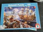 Schmidt puzzel 150 stukjes Piraten, Ophalen of Verzenden, Minder dan 500 stukjes, Zo goed als nieuw, Legpuzzel