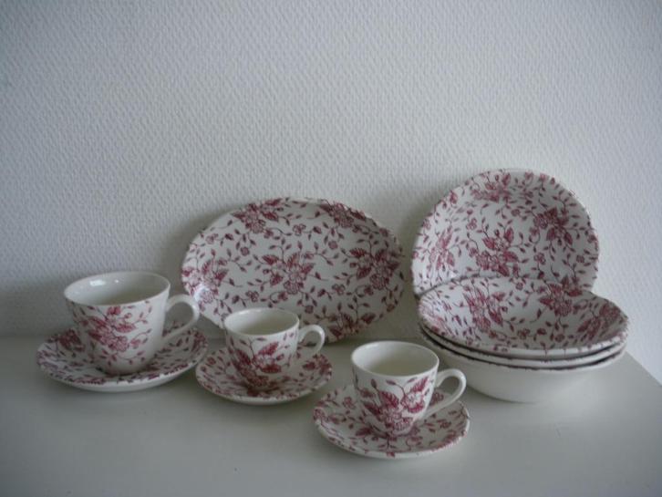 Grindley Royal Tubor Bouquet servies, Huis en Inrichting, Keuken | Servies, Zo goed als nieuw, Kop(pen) en/of Schotel(s), Overige stijlen