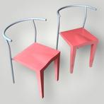 2 Kartell Dr Glob Stoelen - Philippe Starck, Huis en Inrichting, Stoelen, Ophalen, Gebruikt, Twee, Huysmans