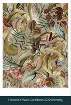 HookedOnWalls Caribbean 27221 - (3 rollen, 1 batch + lijm), Huis en Inrichting, Stoffering | Behang, Ophalen of Verzenden, 10 tot 25 m²