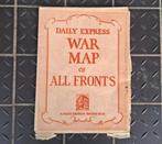 1941 - UK - Map War of All Fronts - Daily Express, Verzenden, Landmacht, Engeland, Overige typen
