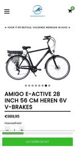 Heren E-Bike Alles 100Procent, BJ 2022 ,Top Accu, Gebruikt, Versnellingen, 53 tot 57 cm, Ophalen