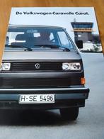 Volkswagen Caravelle Carat, folder, Boeken, Auto's | Folders en Tijdschriften, Ophalen of Verzenden, Zo goed als nieuw