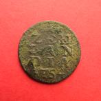 Duit Zeeland 1754/3 Zeeland Oude wapen krul naar links, Ophalen of Verzenden, Vóór koninkrijk, Overige waardes, Losse munt