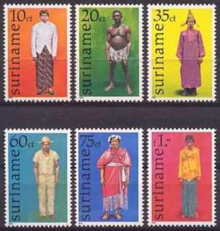 Suriname 113/8 postfris Klederdrachten 1978, Postzegels en Munten, Postzegels | Suriname, Postfris, Ophalen of Verzenden