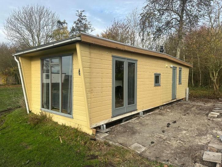 Chalet 2 slaapkamers dubbel glas incl. transport NL♦️, Caravans en Kamperen, Stacaravans, tot en met 4, Verzenden