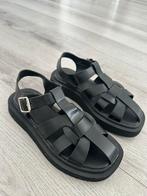 Stradivarius sandalen, maat 36, Kleding | Dames, Schoenen, Zwart, Zo goed als nieuw, Stradivarius, Sandalen of Muiltjes